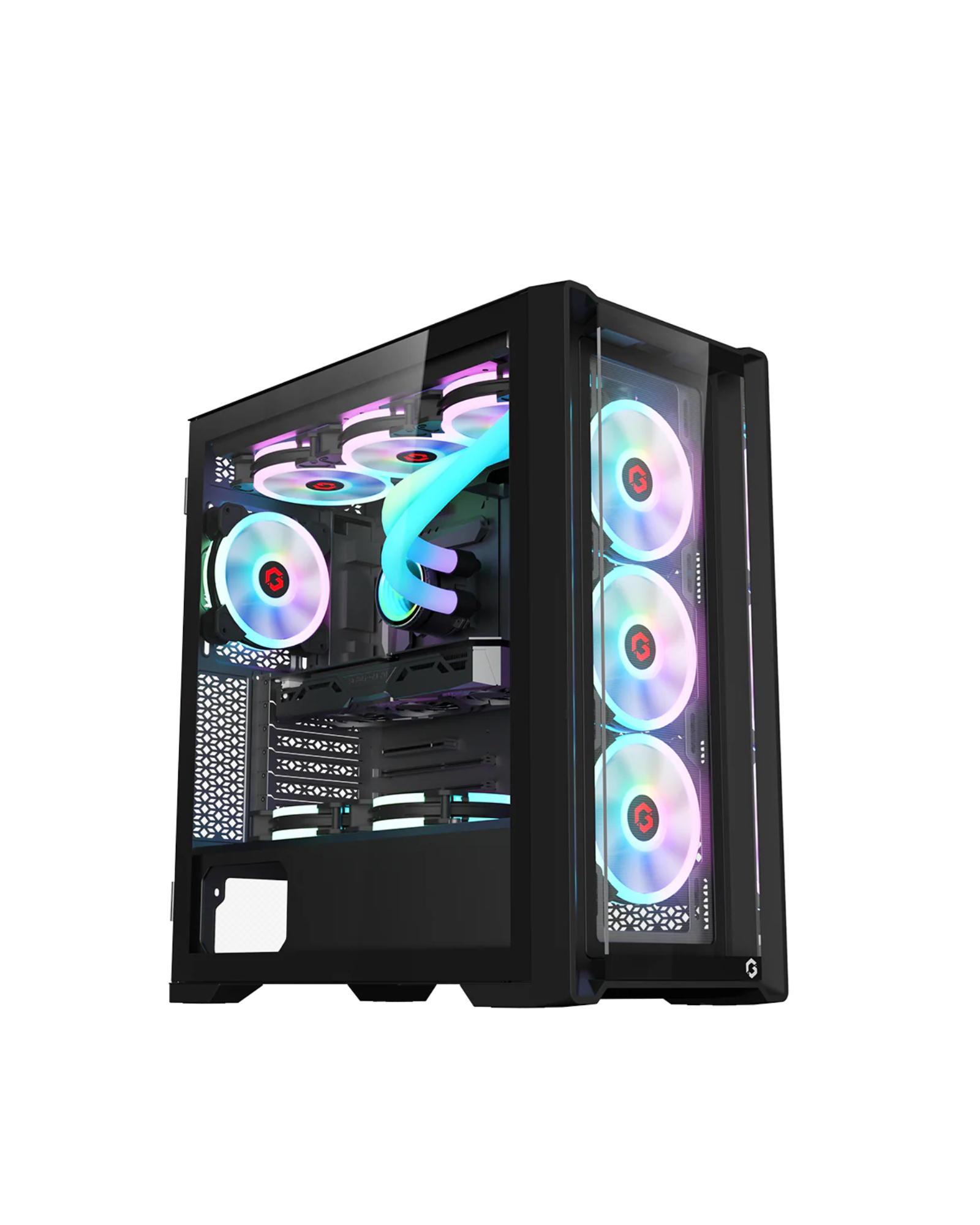 حقيبة ألعاب GAMEON Vortex Midnight Series Mid Tower - أسود حقيبة ألعاب GAMEON Vortex Midnight Series Mid Tower - أسود